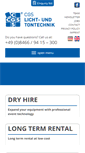 Mobile Screenshot of cgs-licht-ton.de